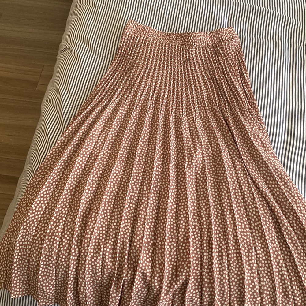 Max Studio Pink Midi Skirt